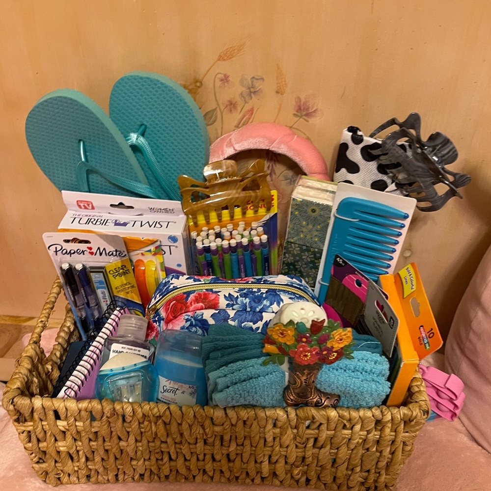 COLLEGE , Gift Basket, customizable